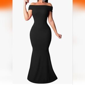 Off Shoulder Maxi Gown